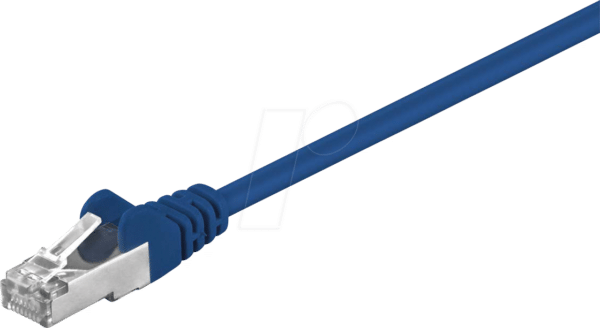 GOOBAY 50162 - Cat.5e F/UTP Patchkabel CCA blau 7