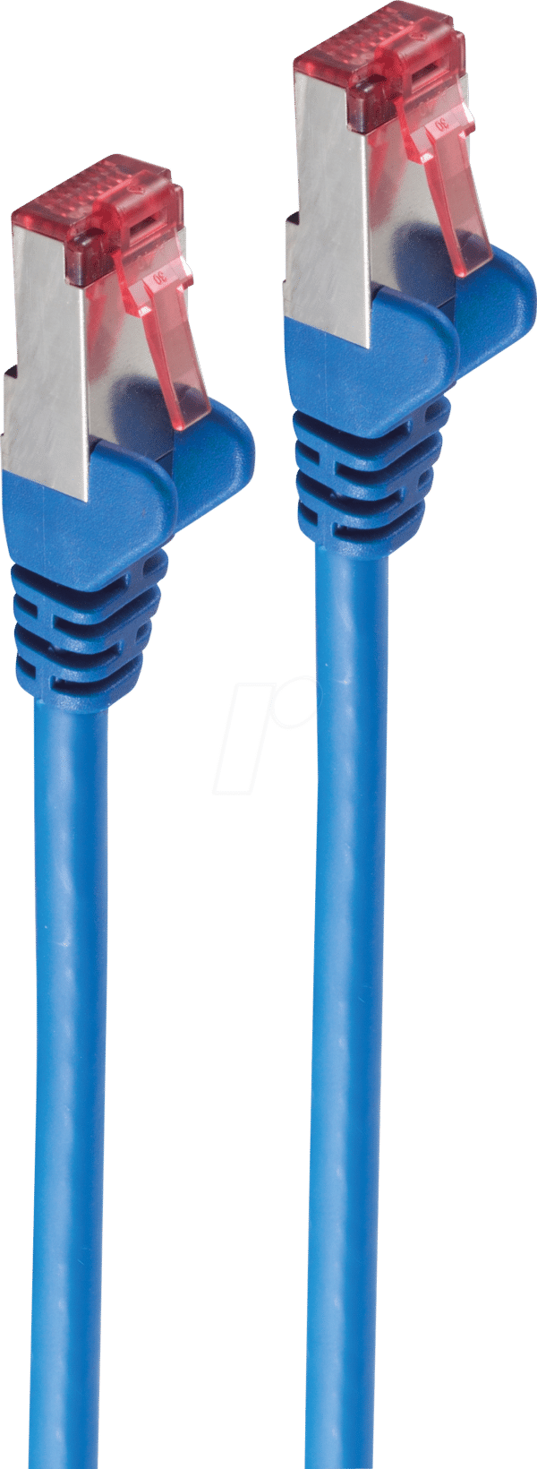 SHVP 75711A0.5B - Patchkabel Cat.6A blau 0