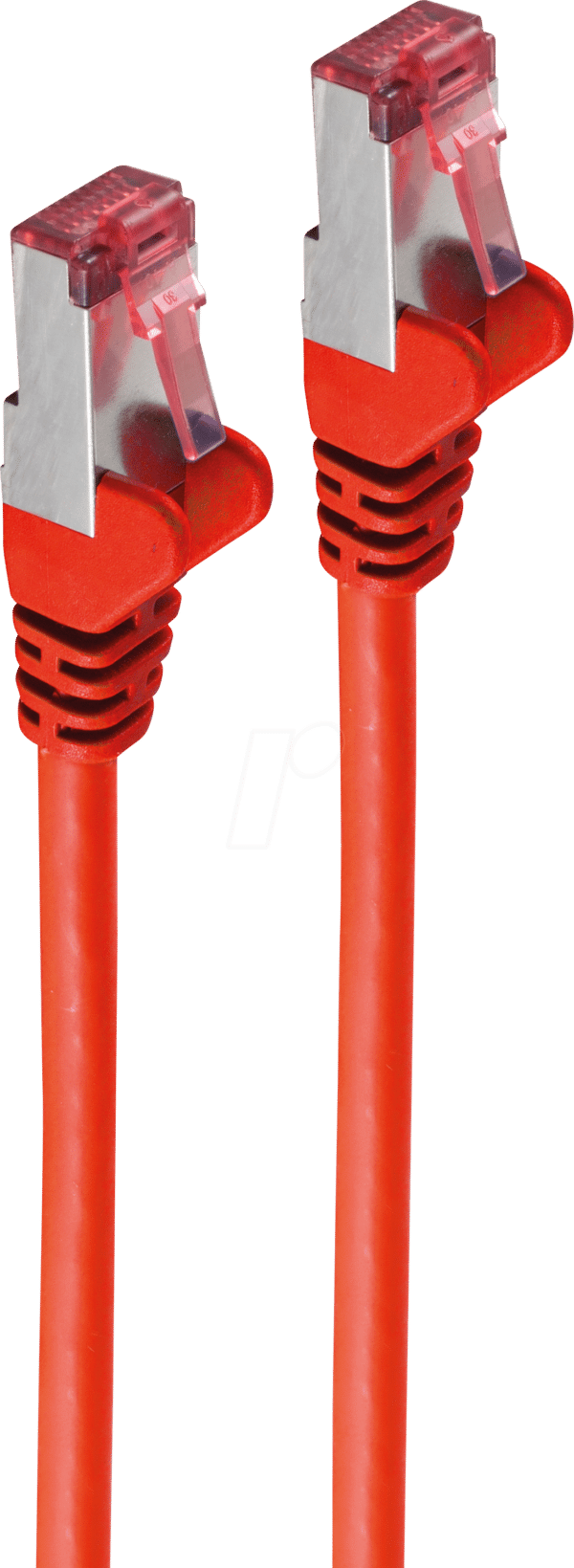 SHVP 75711A0.5R - Patchkabel Cat.6A rot 0