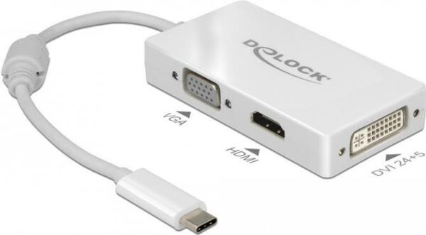 DeLOCK - Externer Videoadapter - USB-C - DVI