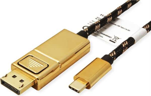 ROLINE 11.04.5848 USB-Grafikadapter 4096 x 2560 Pixel Schwarz - Gold (11.04.5848)