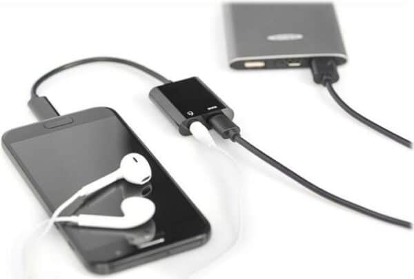 DIGITUS - Adapter USB-C auf Klinkenstecker - Audio/USB - USB-C (M) bis Stereo Mini-Klinkenstecker