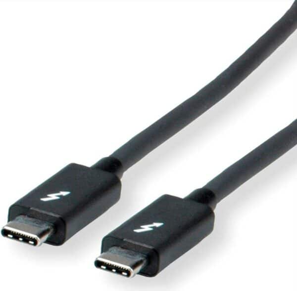 ROLINE 11.02.9042 Thunderbolt-Kabel 2 m Schwarz (11.02.9042)