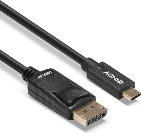 Lindy - USB-/DisplayPort-Kabel - USB-C (M) bis DisplayPort (M) - DisplayPort 1