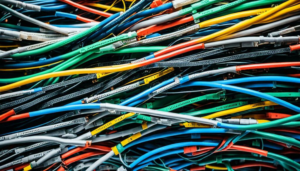 Patch Kabel in der IT-Infrastruktur